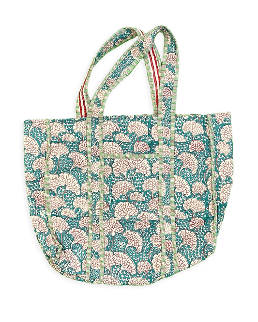 HandBlock Quilted Tote Bag