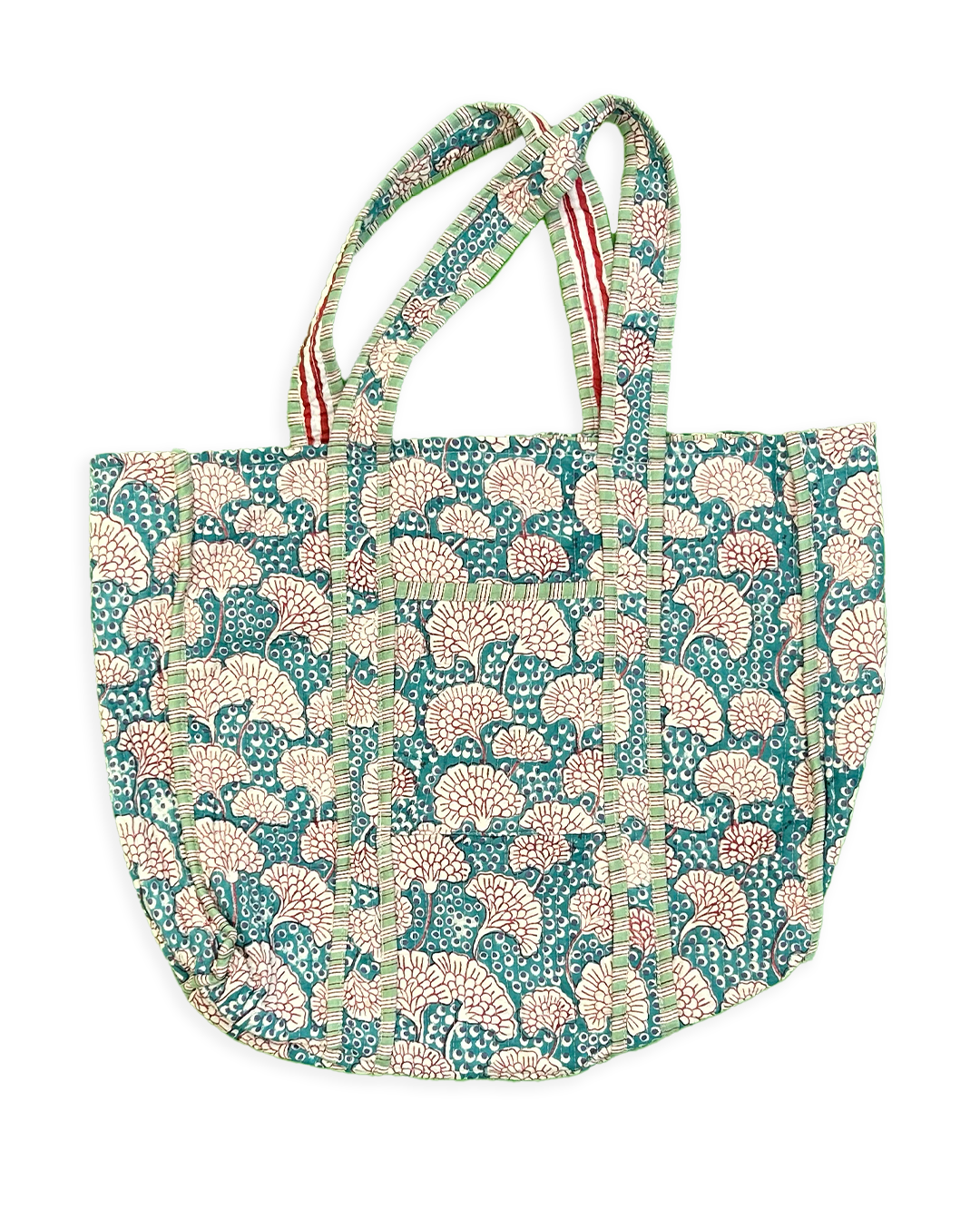 HandBlock Quilted Tote Bag