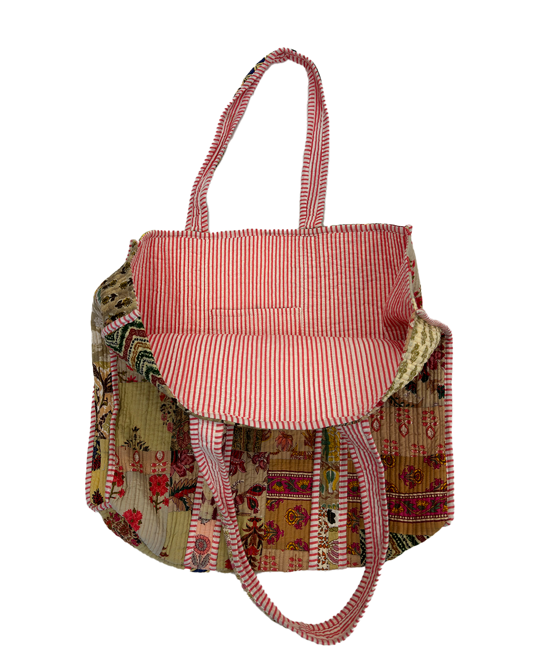 HandBlock Quilted Tote Bag