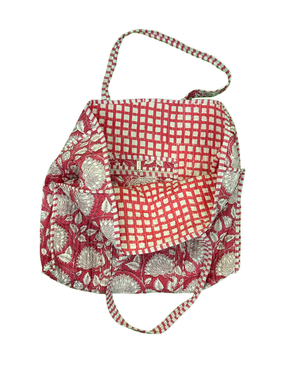 HandBlock Quilted Tote Bag