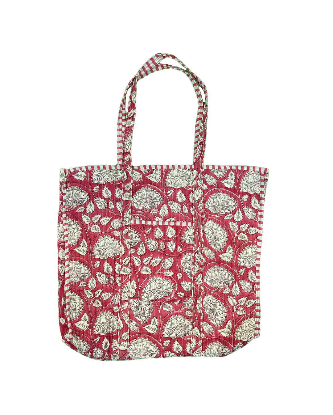 HandBlock Quilted Tote Bag